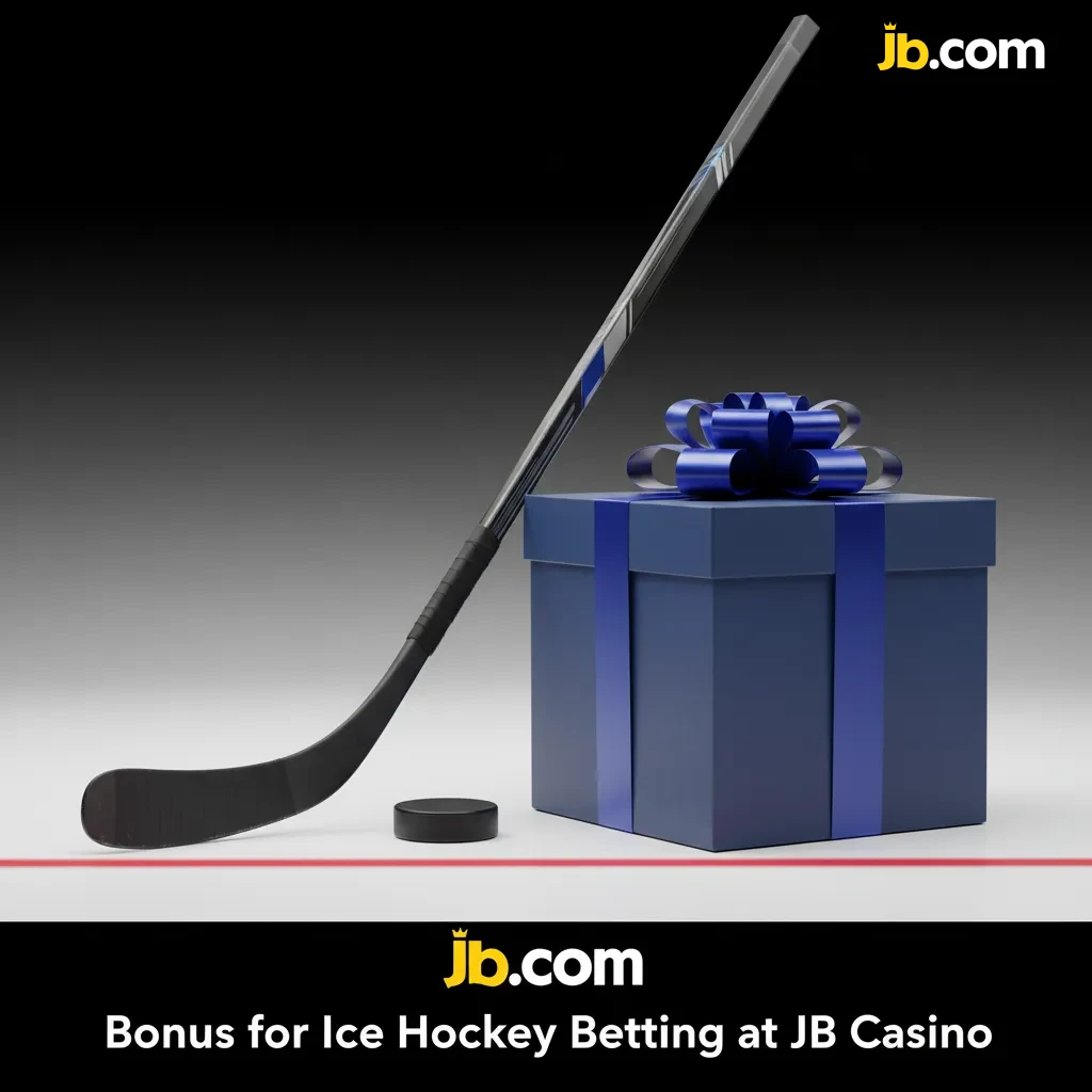 JB Casino ice hockey betting welcome bonus: percentage match on first deposit up to GHS cap; opt in, min odds, T&Cs apply.