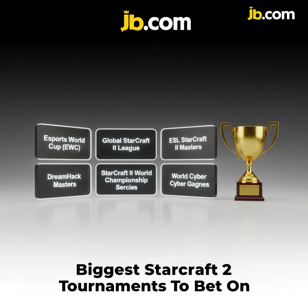 Major StarCraft II tournaments to bet on, including EWC, GSL, ESL Masters, IEM Katowice, TSL, DreamHack, WTL.