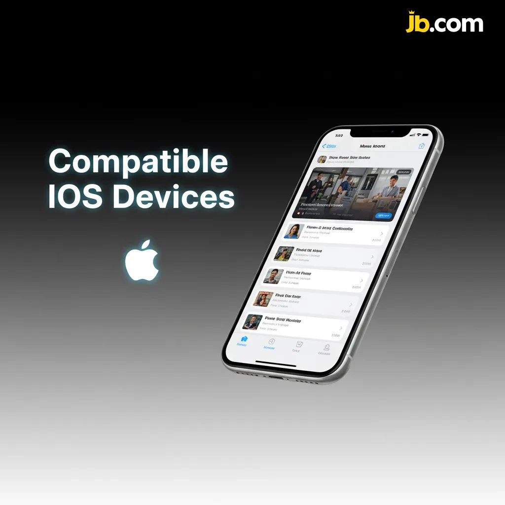 Compatible iOS devices for JB Casino: iPhone X–15 series and most iPads on iPadOS 12+.