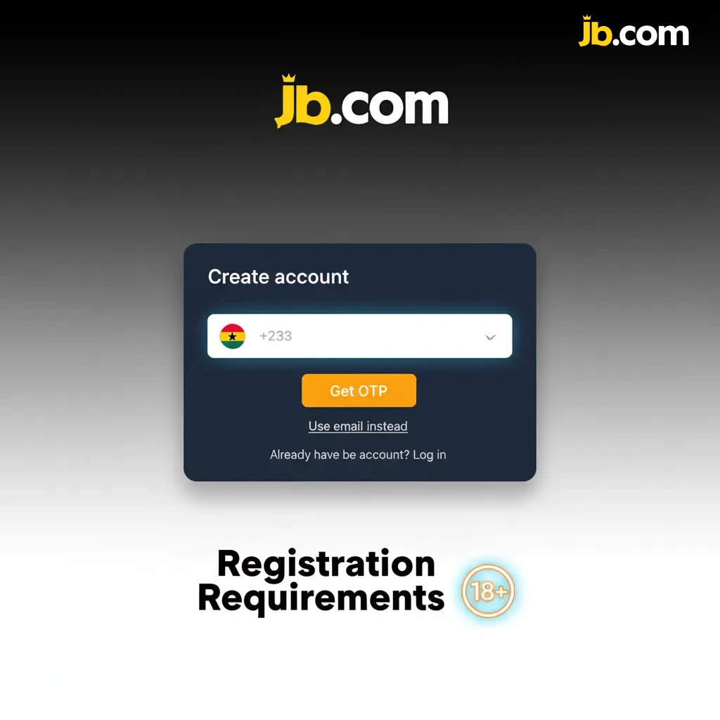 Ghana account registration checklist: 18+, ID match, Ghana phone/email, Ghana address, one account per person.