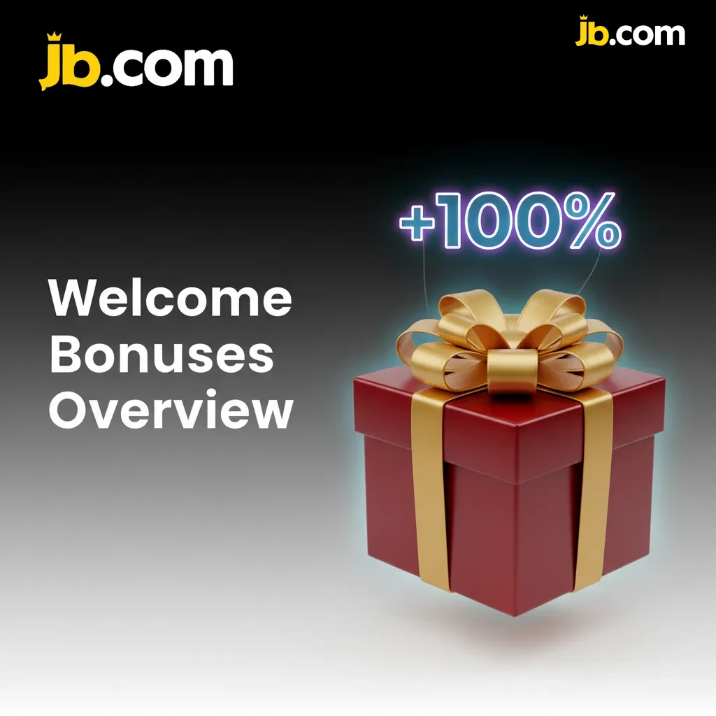 JB Casino welcome bonus overview: table of casino and sports first deposits with rates, wagering, min deposit, free spins