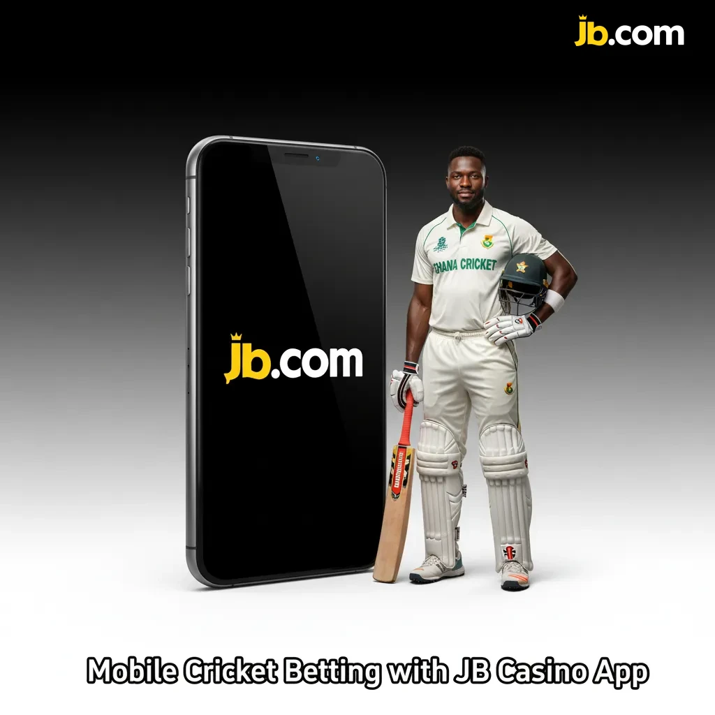 Smartphones showing JB Casino PWA cricket betting screens with Add to Home Screen prompts on Android and iOS.